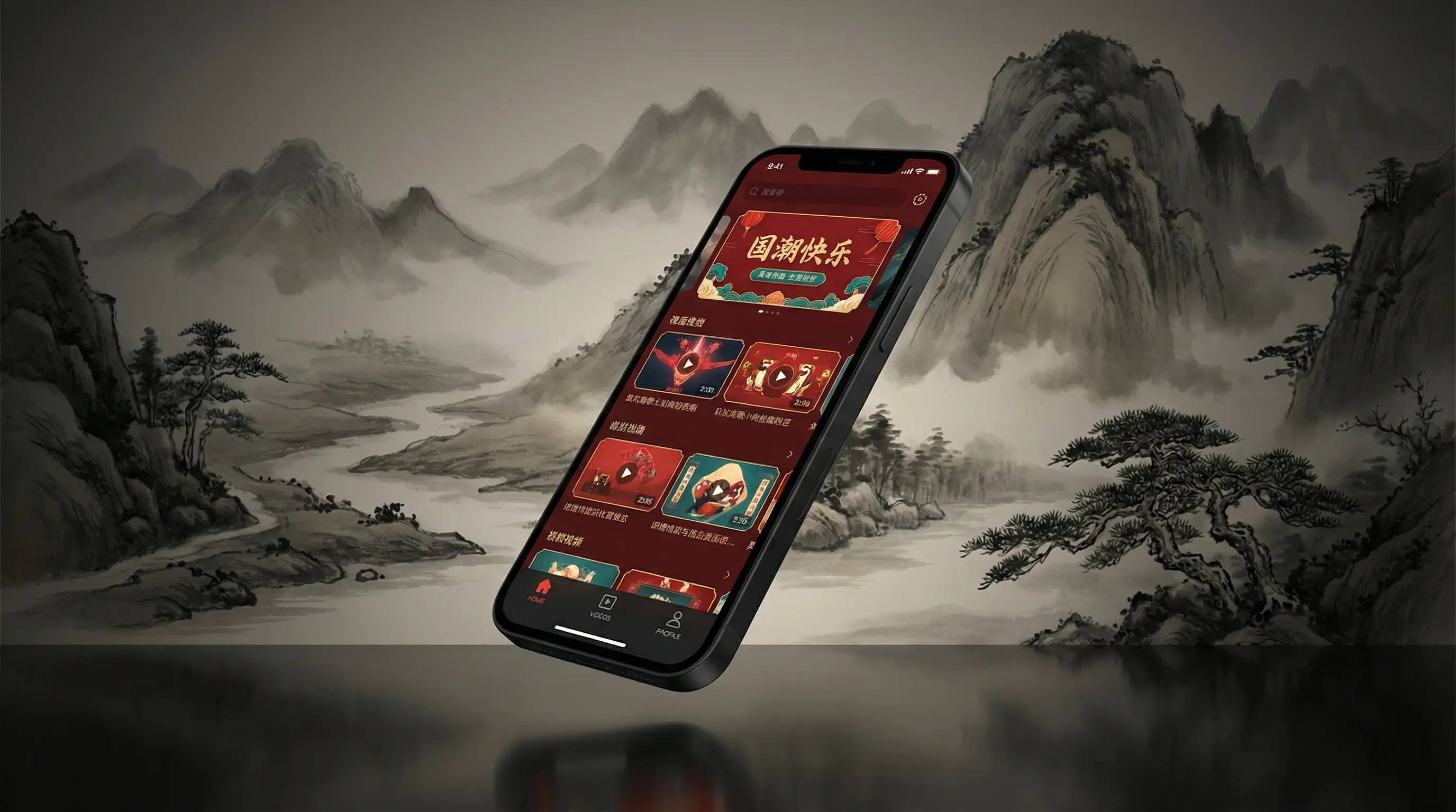 四方色播 移动端APP界面展示